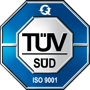 TÜV-Süd ISO 9001 zertifiziert